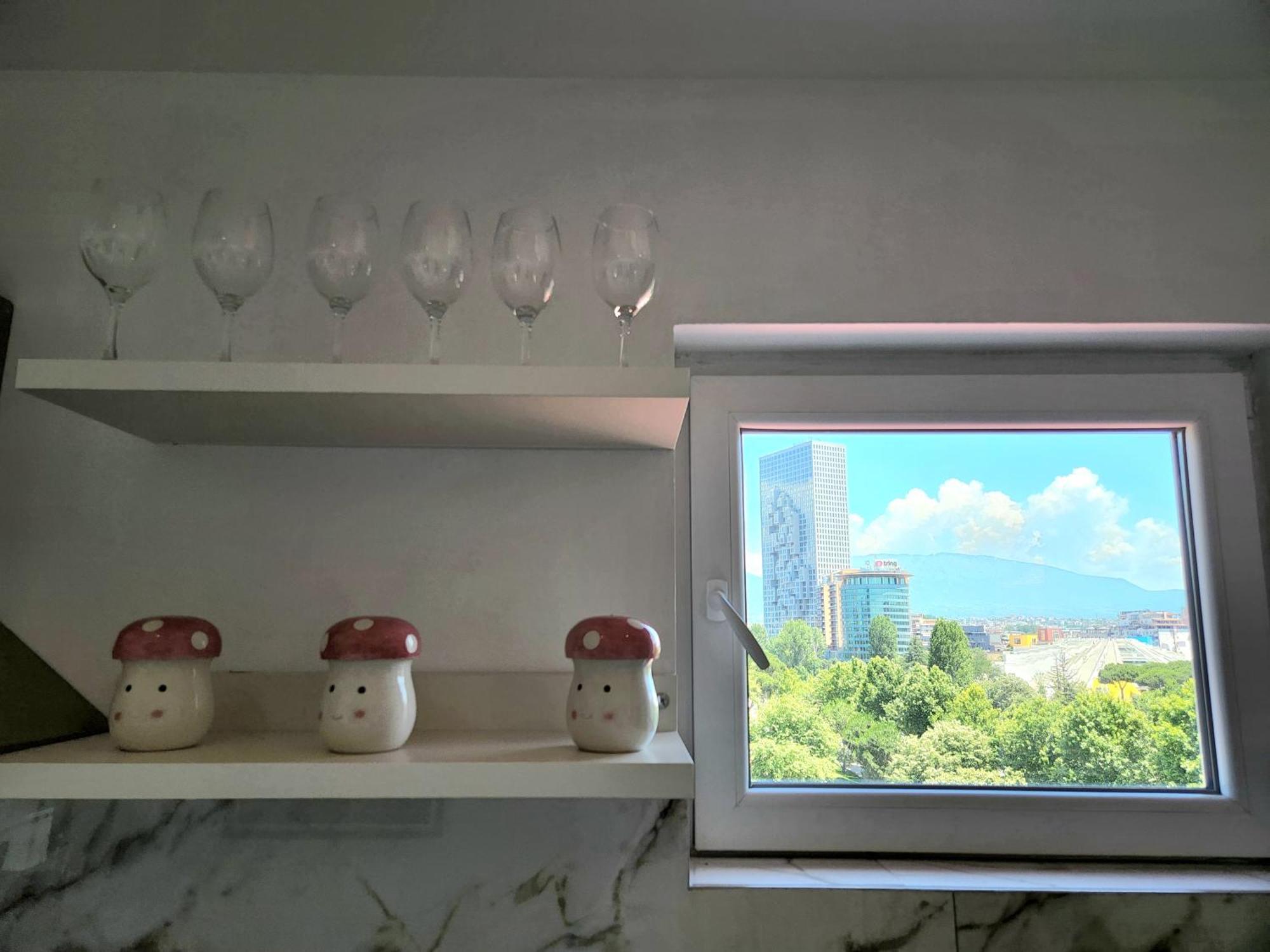 Tirana City Center Penthouse Oasis ภายนอก รูปภาพ